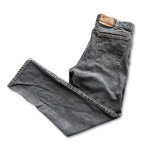 Vintage Levis Gold Tab 540 Jeans Mens 33x32 Relaxed Fit Black Distressed Cotton